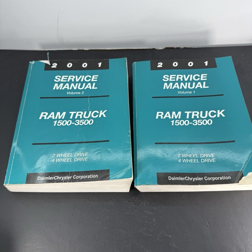 2001 Ram Truck 1500-3500 service manuals Volumes 1 & 2